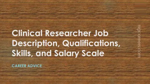 Clinical Researcher Job Description