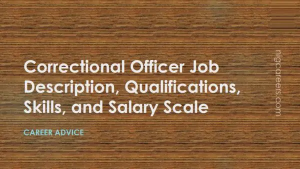Correctional Officer Job Description