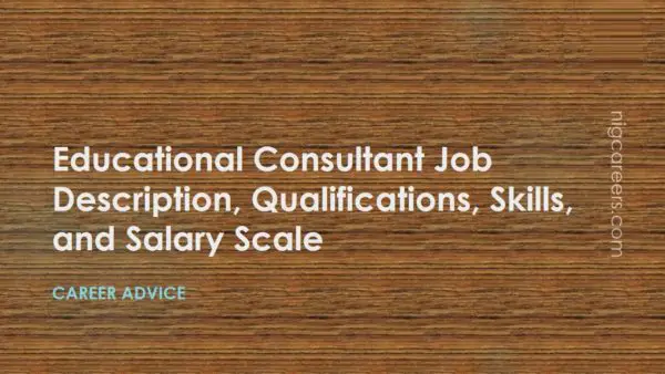 Educational Consultant Job Description