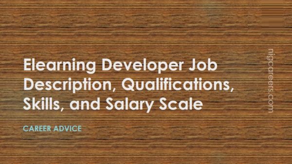 Elearning Developer Job Description