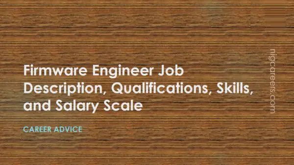 Firmware Engineer Job Description