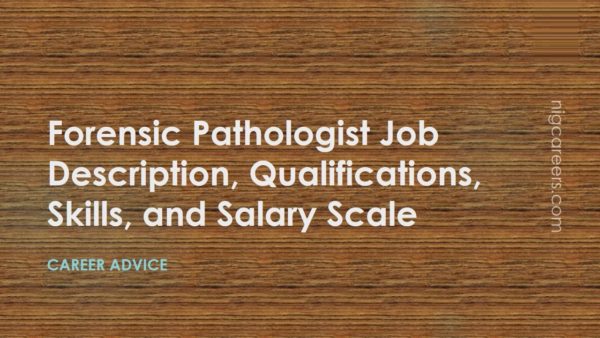 Forensic Pathologist Job Description