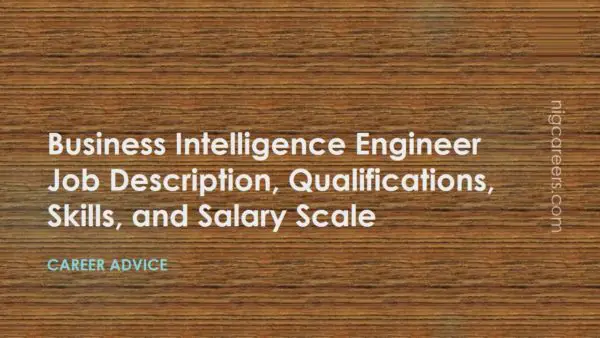 Business Intelligence Engineer Job Description
