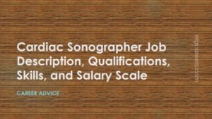 Cardiac Sonographer Job Description