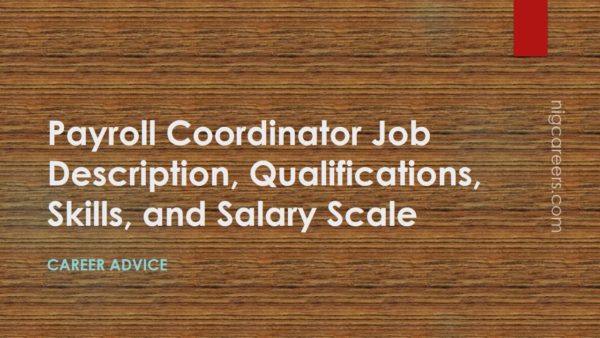 Payroll Coordinator Job Description